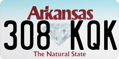 AR license plate 308KQK