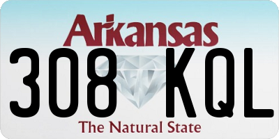 AR license plate 308KQL