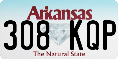 AR license plate 308KQP