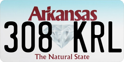 AR license plate 308KRL