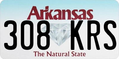 AR license plate 308KRS