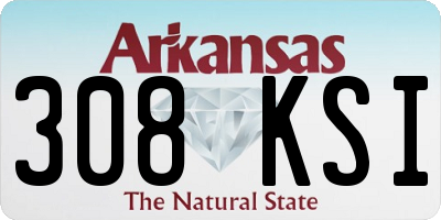AR license plate 308KSI