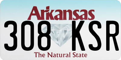 AR license plate 308KSR