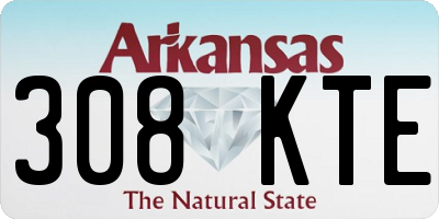 AR license plate 308KTE