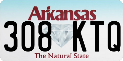 AR license plate 308KTQ
