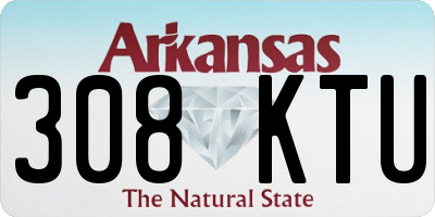 AR license plate 308KTU