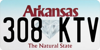 AR license plate 308KTV