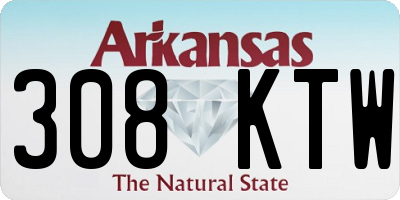 AR license plate 308KTW