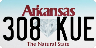 AR license plate 308KUE