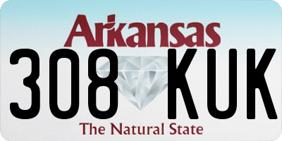 AR license plate 308KUK