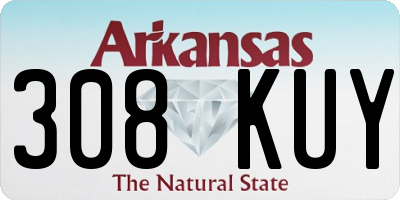 AR license plate 308KUY