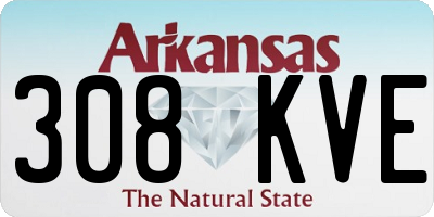 AR license plate 308KVE