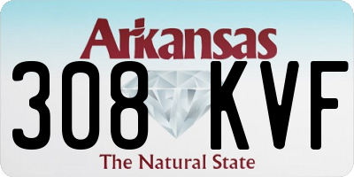 AR license plate 308KVF