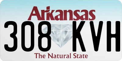 AR license plate 308KVH