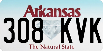 AR license plate 308KVK