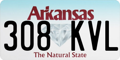 AR license plate 308KVL