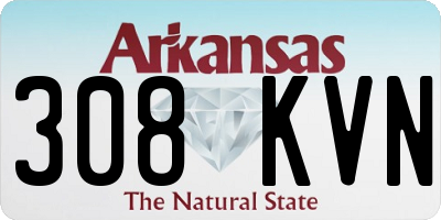 AR license plate 308KVN