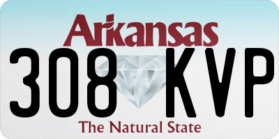 AR license plate 308KVP