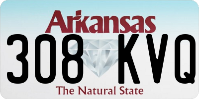 AR license plate 308KVQ