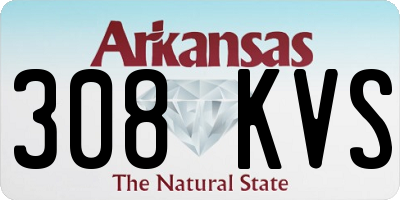 AR license plate 308KVS