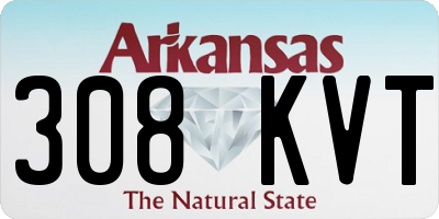 AR license plate 308KVT