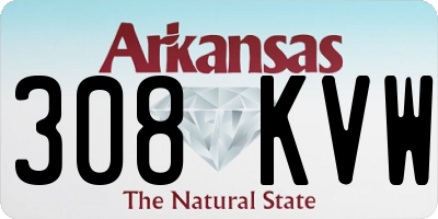 AR license plate 308KVW