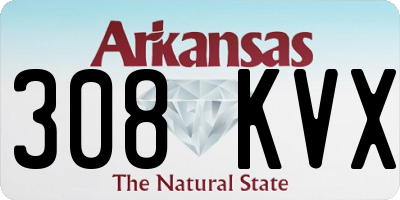 AR license plate 308KVX