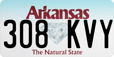 AR license plate 308KVY