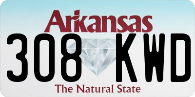 AR license plate 308KWD