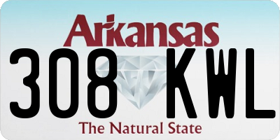 AR license plate 308KWL