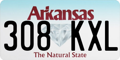 AR license plate 308KXL