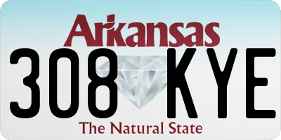 AR license plate 308KYE