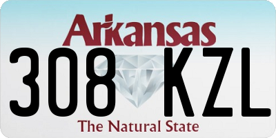 AR license plate 308KZL