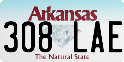 AR license plate 308LAE