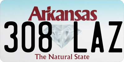 AR license plate 308LAZ