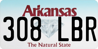 AR license plate 308LBR