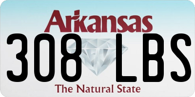AR license plate 308LBS