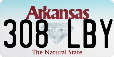 AR license plate 308LBY