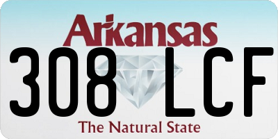 AR license plate 308LCF