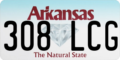 AR license plate 308LCG