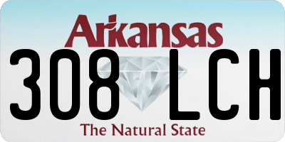 AR license plate 308LCH