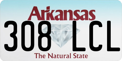 AR license plate 308LCL