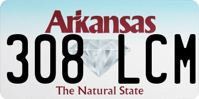 AR license plate 308LCM