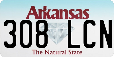AR license plate 308LCN