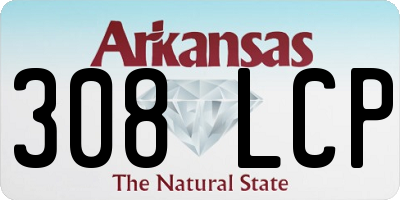 AR license plate 308LCP