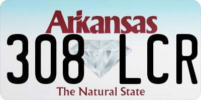 AR license plate 308LCR