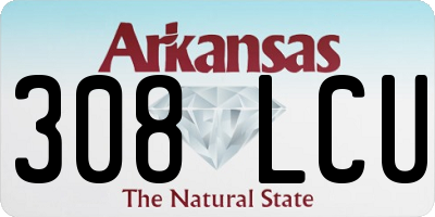 AR license plate 308LCU