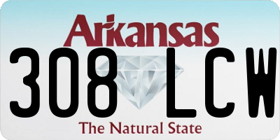 AR license plate 308LCW