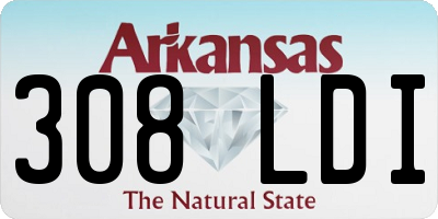 AR license plate 308LDI