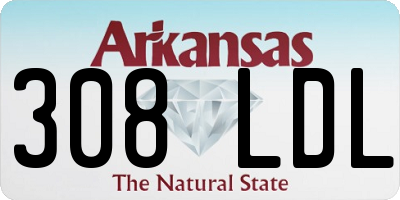 AR license plate 308LDL